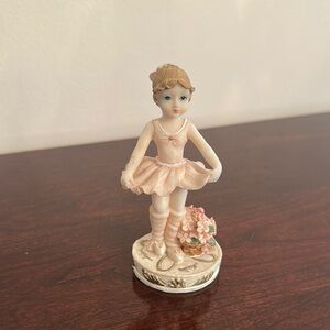 Pink Ballerina Figurine